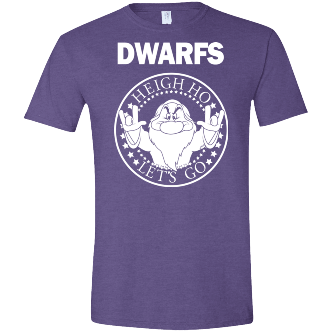 T-Shirts Heather Purple / S Dwarfs Men's Semi-Fitted Softstyle