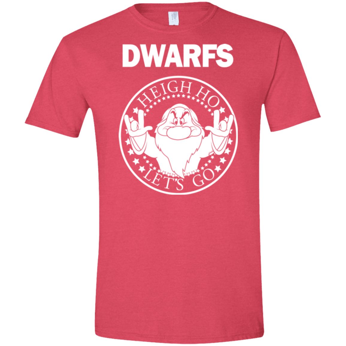 T-Shirts Heather Red / S Dwarfs Men's Semi-Fitted Softstyle
