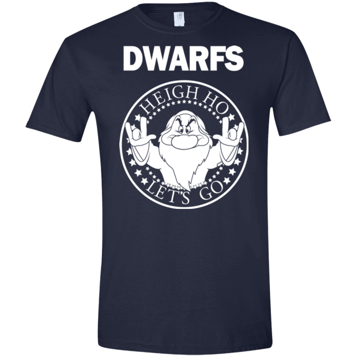 T-Shirts Navy / X-Small Dwarfs Men's Semi-Fitted Softstyle