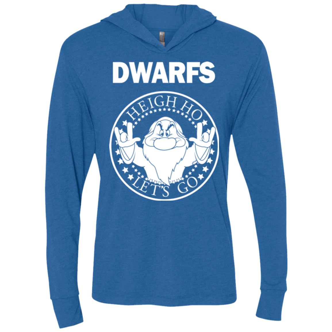 T-Shirts Vintage Royal / X-Small Dwarfs Triblend Long Sleeve Hoodie Tee