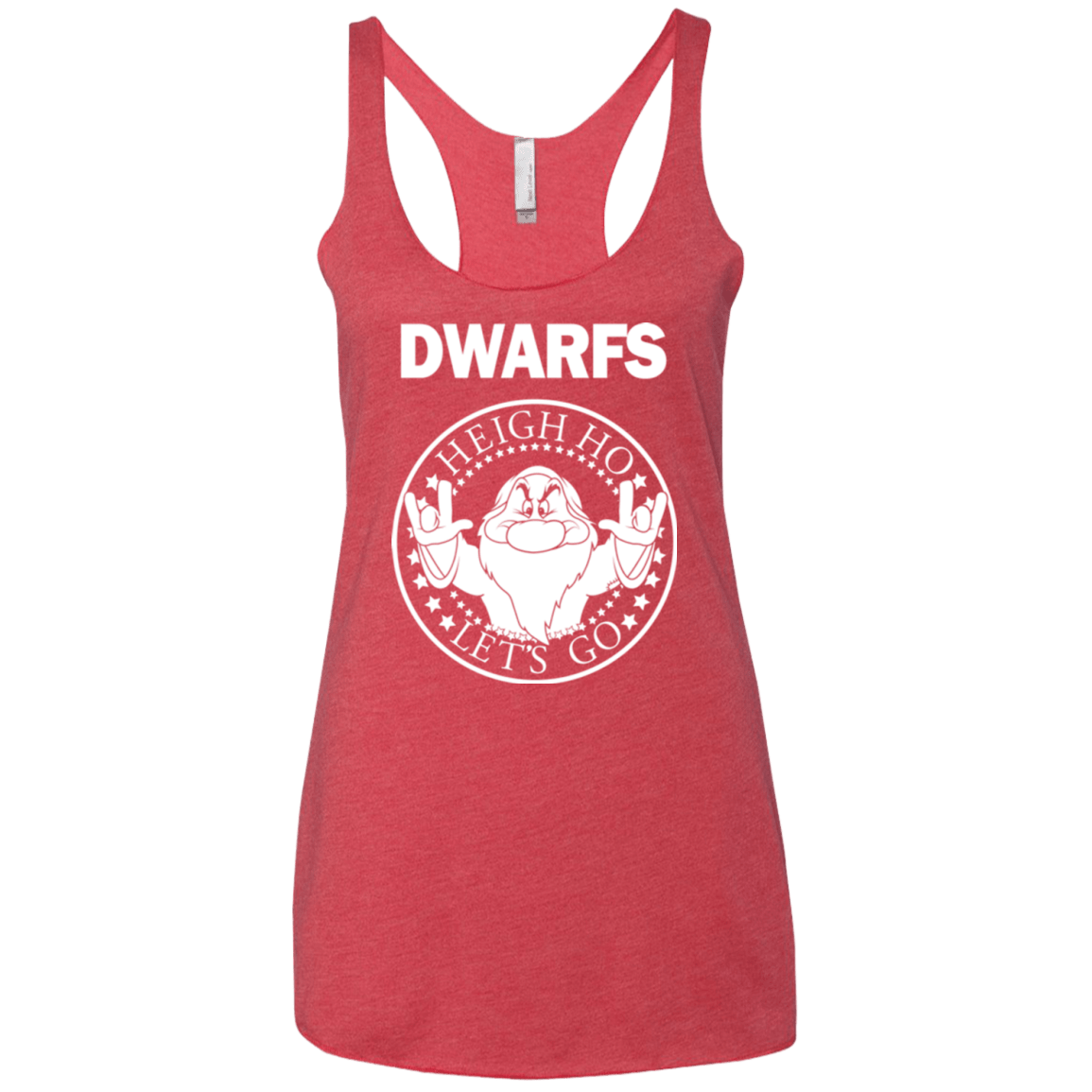 T-Shirts Vintage Red / X-Small Dwarfs Women's Triblend Racerback Tank
