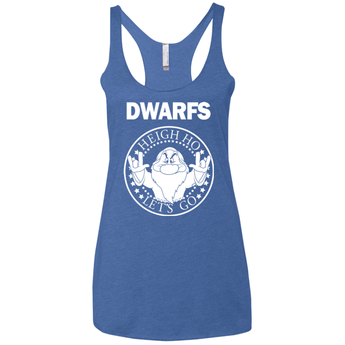 T-Shirts Vintage Royal / X-Small Dwarfs Women's Triblend Racerback Tank