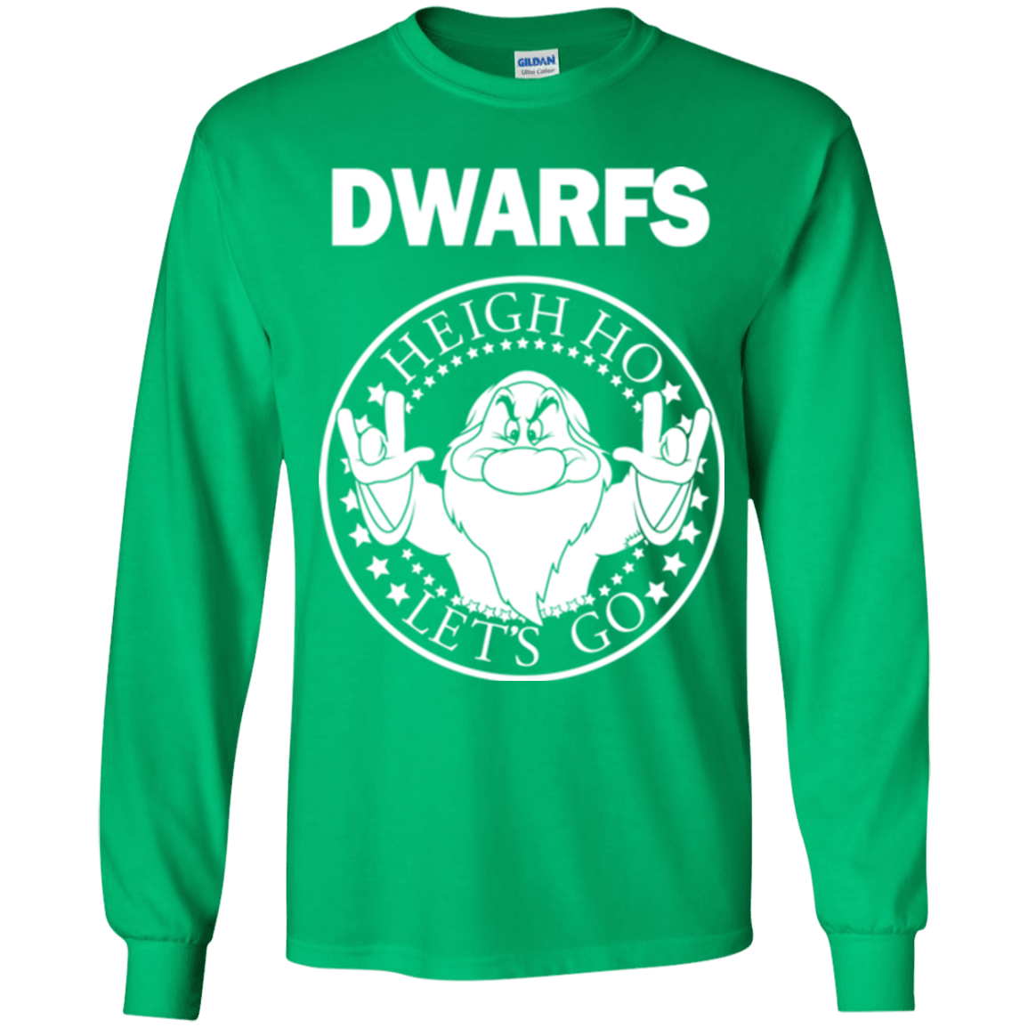 T-Shirts Irish Green / YS Dwarfs Youth Long Sleeve T-Shirt