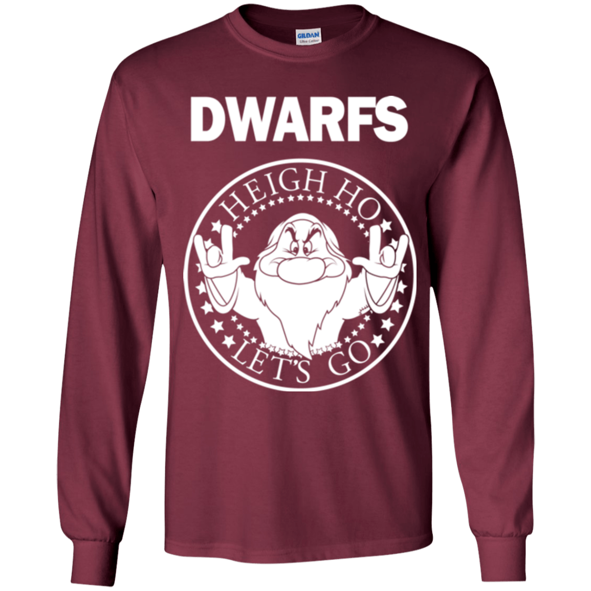 T-Shirts Maroon / YS Dwarfs Youth Long Sleeve T-Shirt