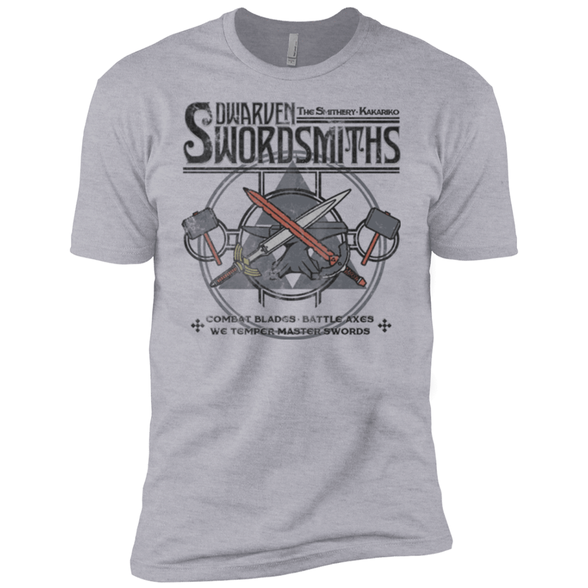 T-Shirts Heather Grey / YXS Dwarven Swordsmiths Boys Premium T-Shirt