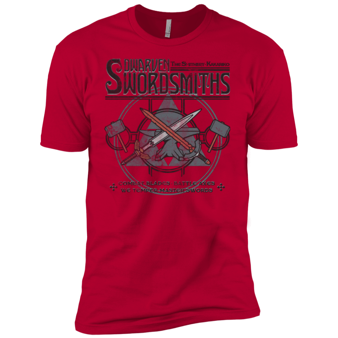 T-Shirts Red / YXS Dwarven Swordsmiths Boys Premium T-Shirt