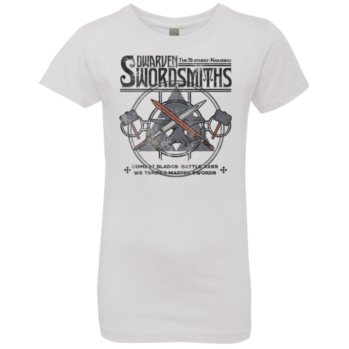 T-Shirts White / YXS Dwarven Swordsmiths Girls Premium T-Shirt
