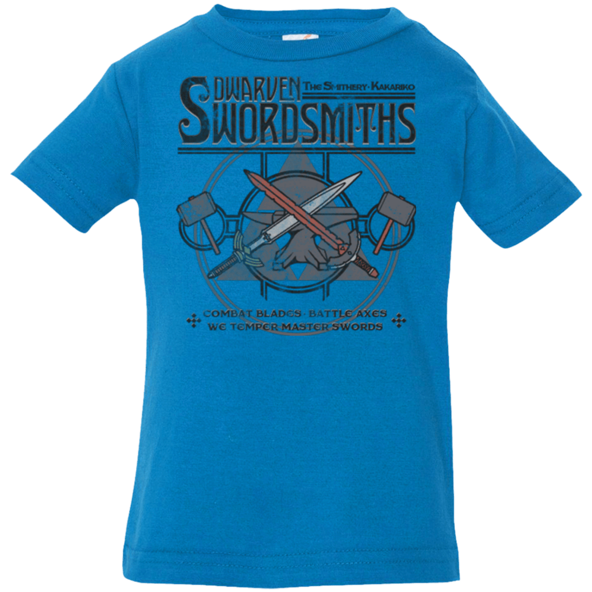 T-Shirts Cobalt / 6 Months Dwarven Swordsmiths Infant Premium T-Shirt