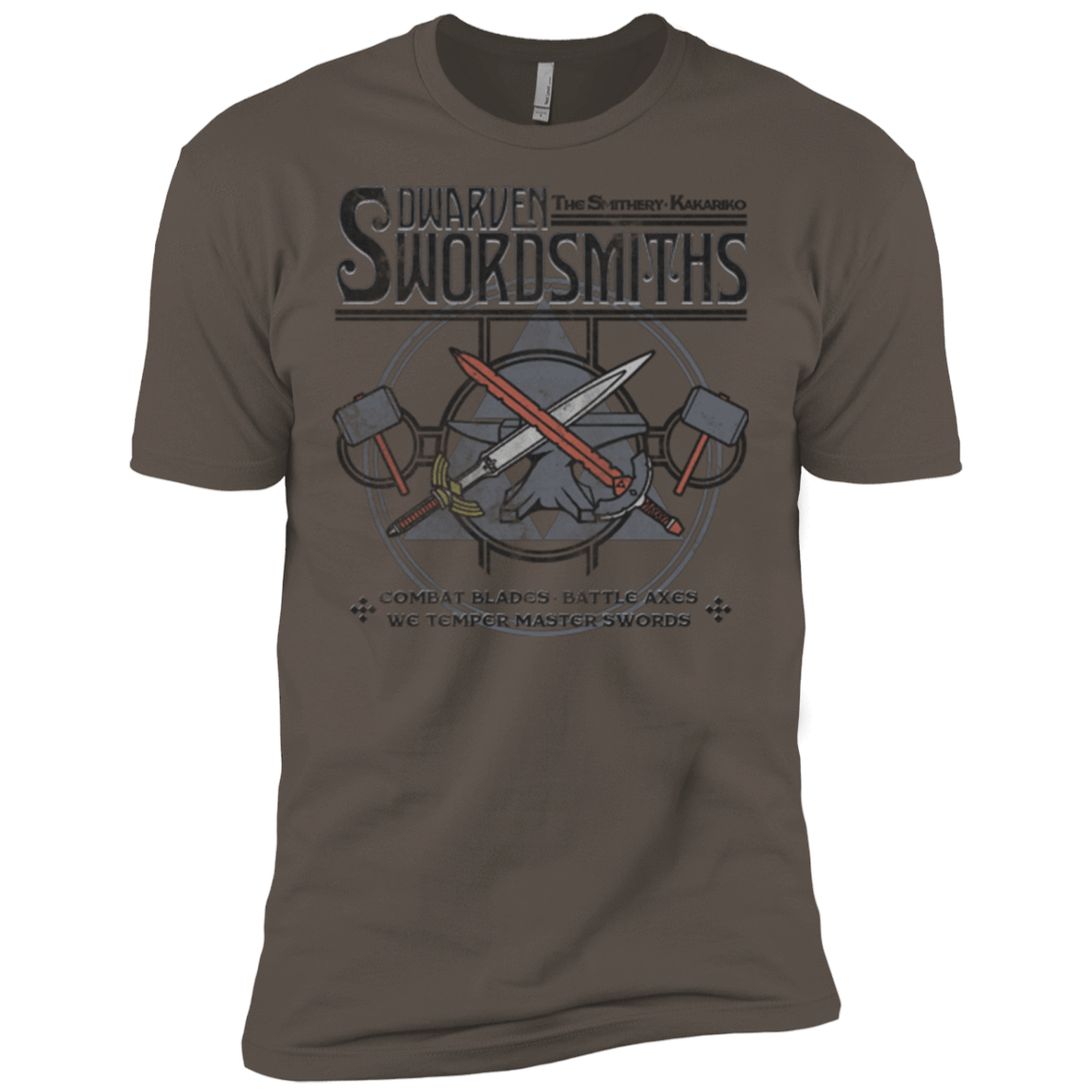 T-Shirts Warm Grey / X-Small Dwarven Swordsmiths Men's Premium T-Shirt