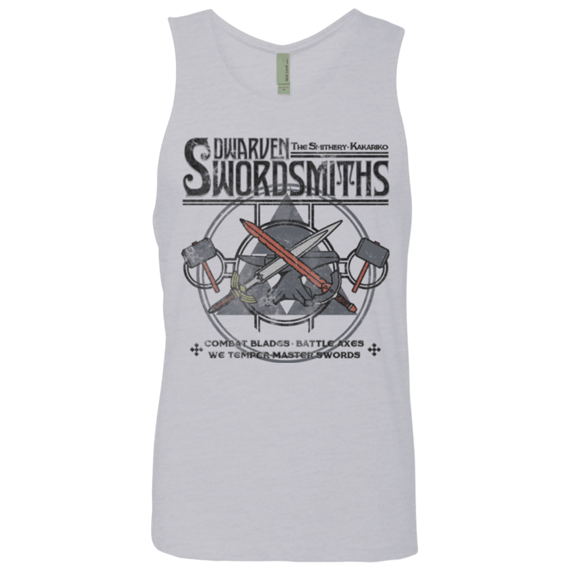T-Shirts Heather Grey / Small Dwarven Swordsmiths Men's Premium Tank Top