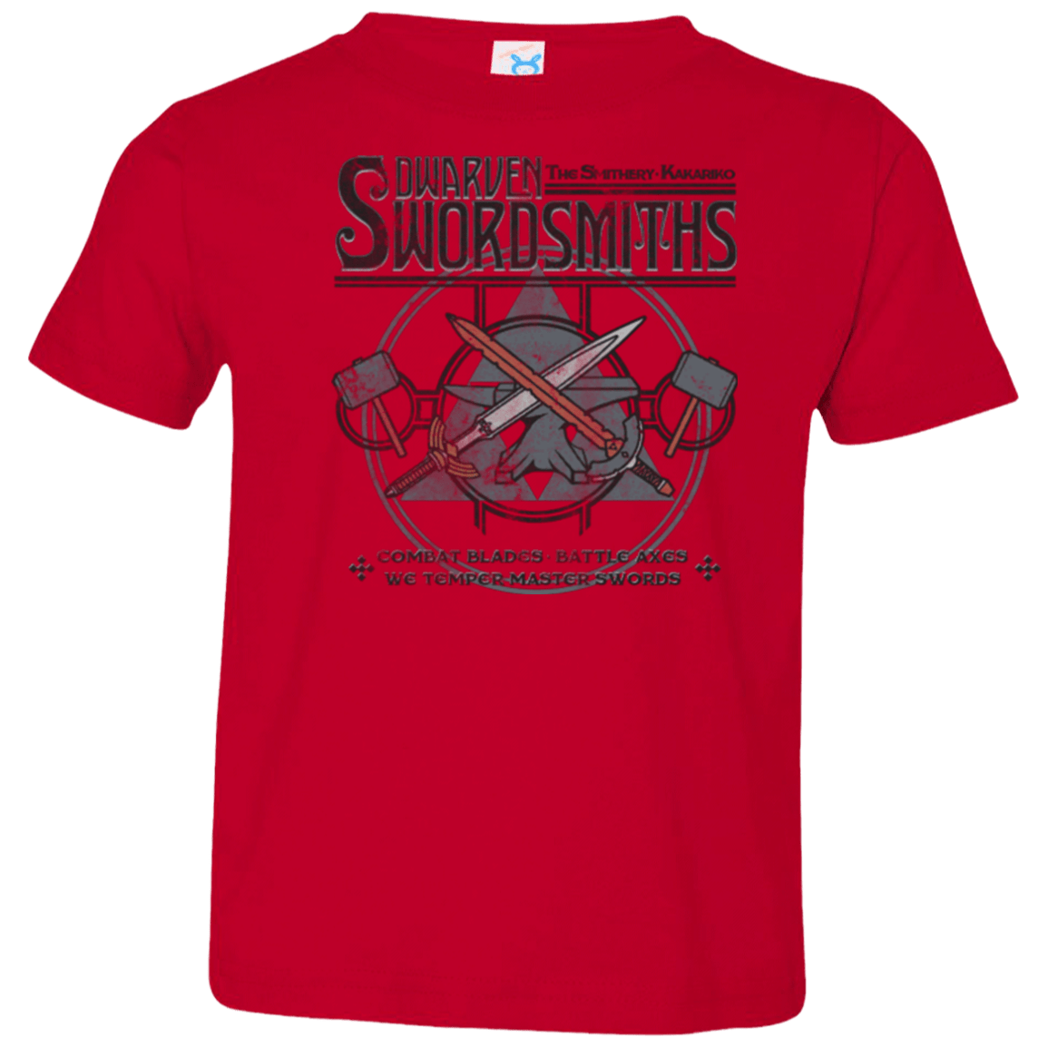 T-Shirts Red / 2T Dwarven Swordsmiths Toddler Premium T-Shirt