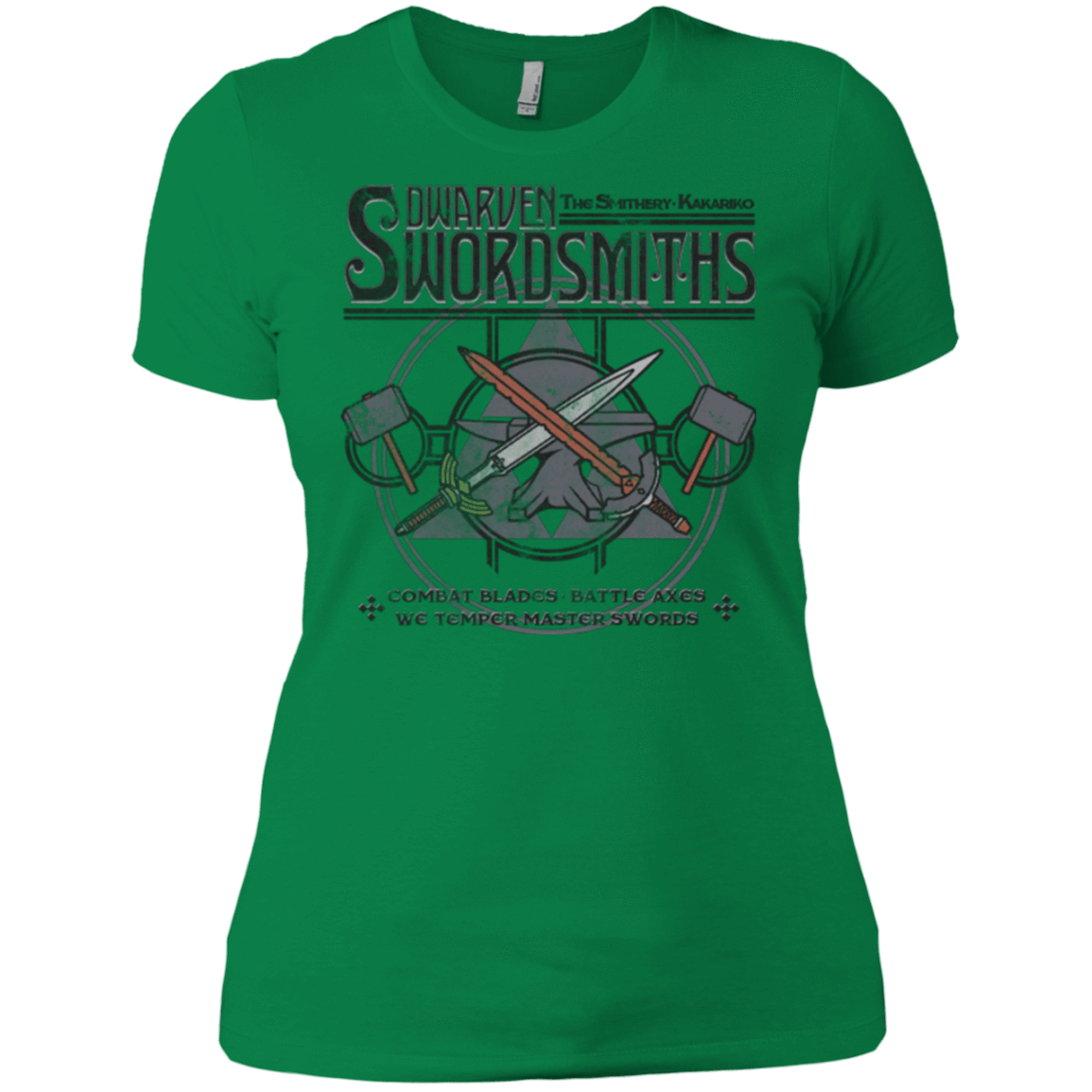 T-Shirts Kelly Green / X-Small Dwarven Swordsmiths Women's Premium T-Shirt