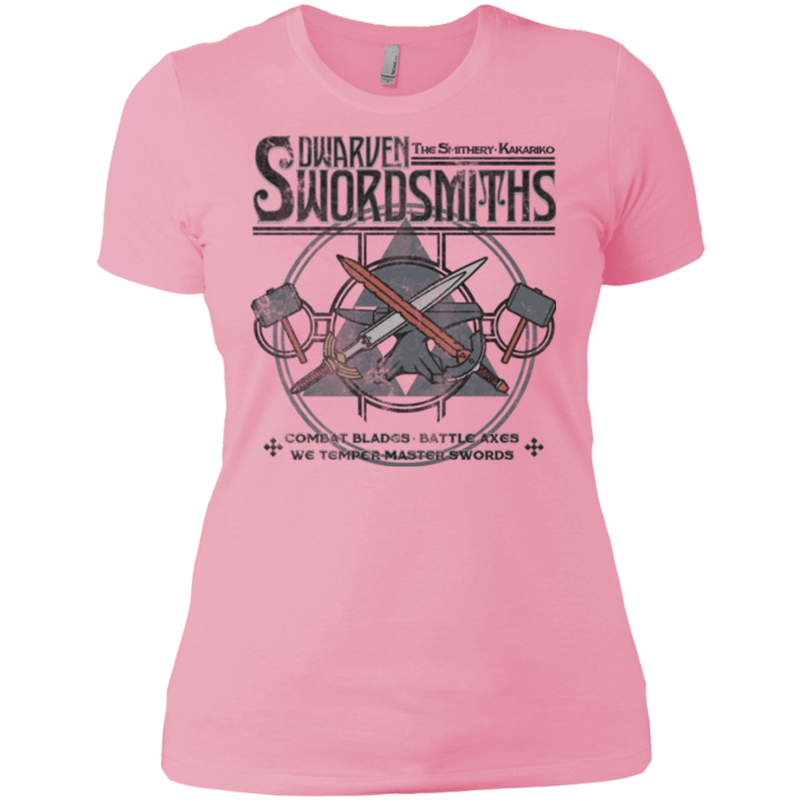 T-Shirts Light Pink / X-Small Dwarven Swordsmiths Women's Premium T-Shirt