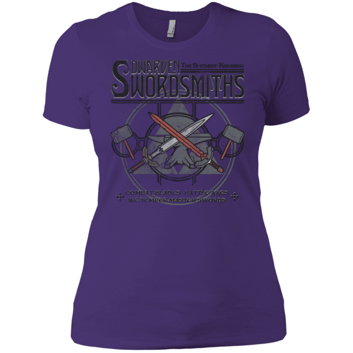 T-Shirts Purple / X-Small Dwarven Swordsmiths Women's Premium T-Shirt