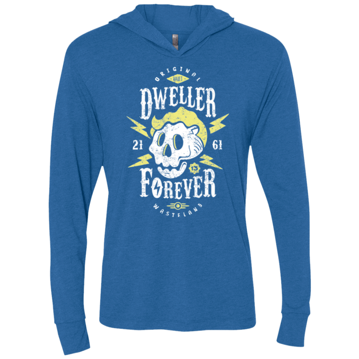 T-Shirts Vintage Royal / X-Small Dweller Forever Triblend Long Sleeve Hoodie Tee
