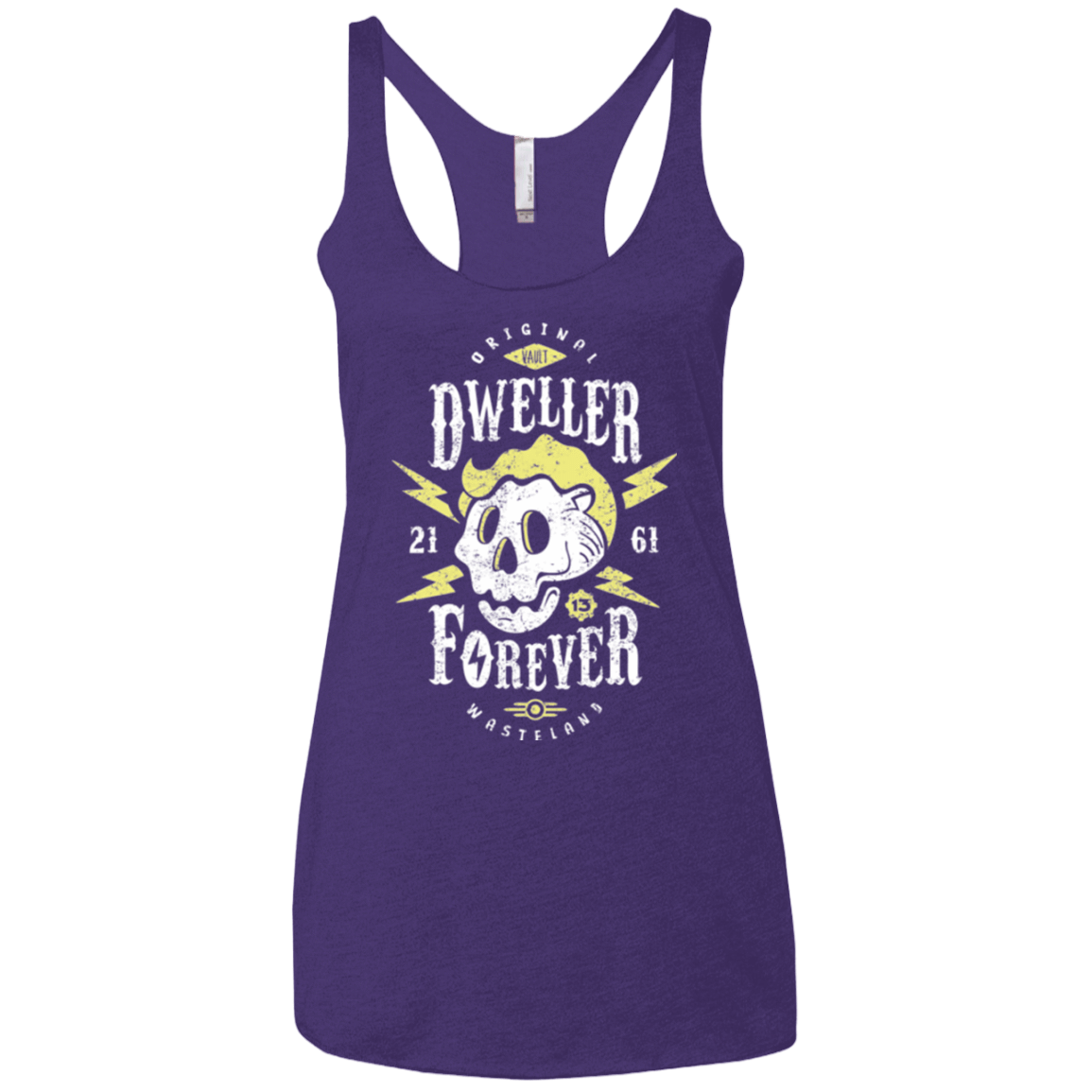 T-Shirts Purple / X-Small Dweller Forever Women's Triblend Racerback Tank