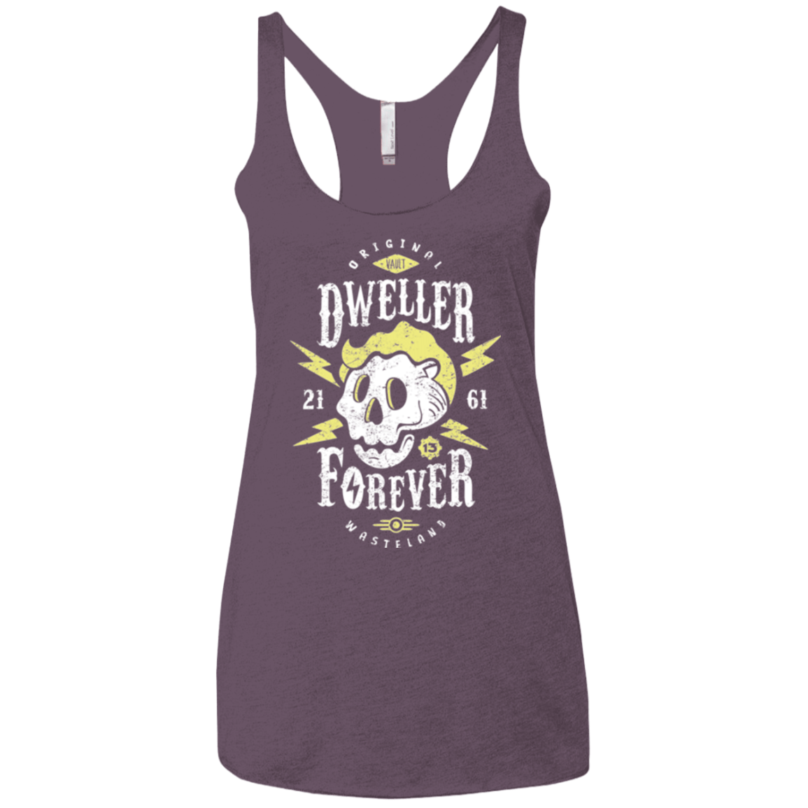 T-Shirts Vintage Purple / X-Small Dweller Forever Women's Triblend Racerback Tank