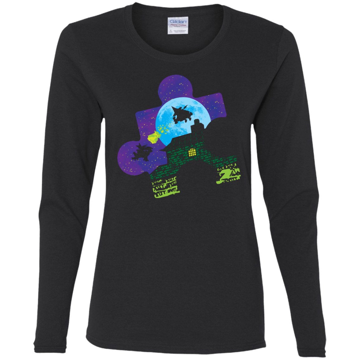 T-Shirts Black / S Dynamic Duo Women's Long Sleeve T-Shirt
