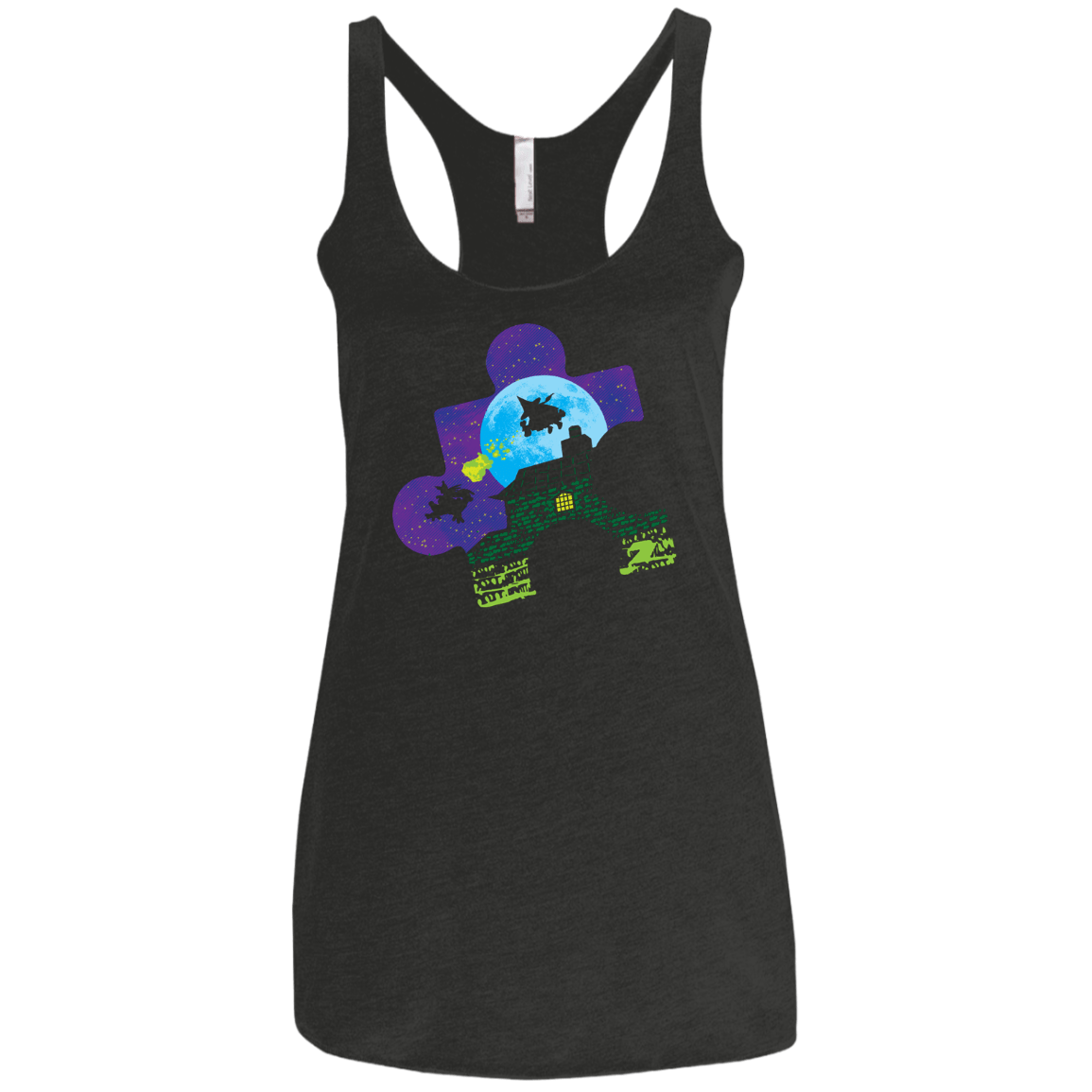 T-Shirts Vintage Black / X-Small Dynamic Duo Women's Triblend Racerback Tank