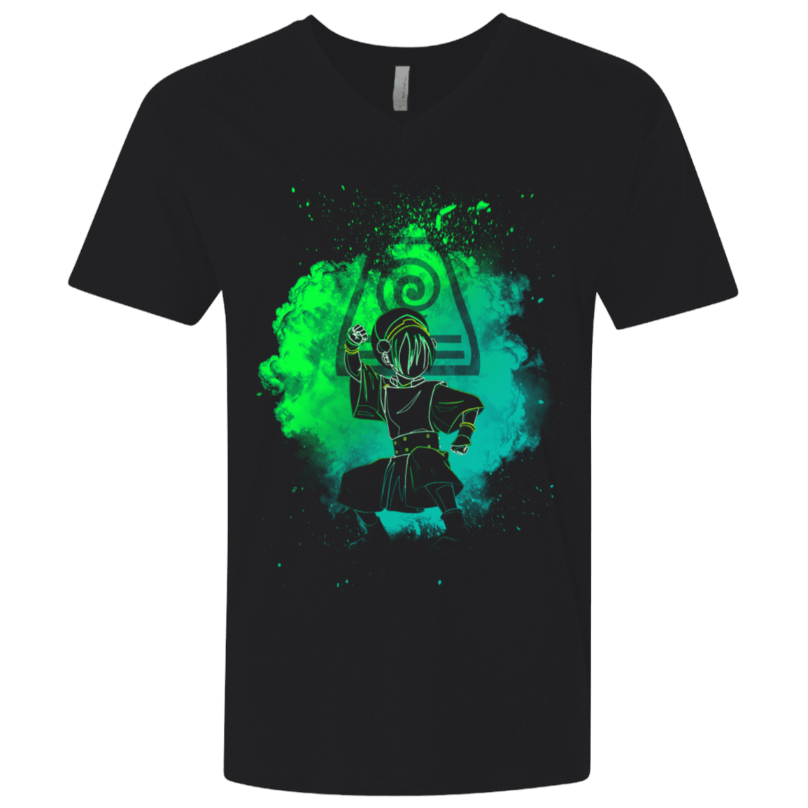 T-Shirts Black / X-Small Earth Bender Soul Men's Premium V-Neck