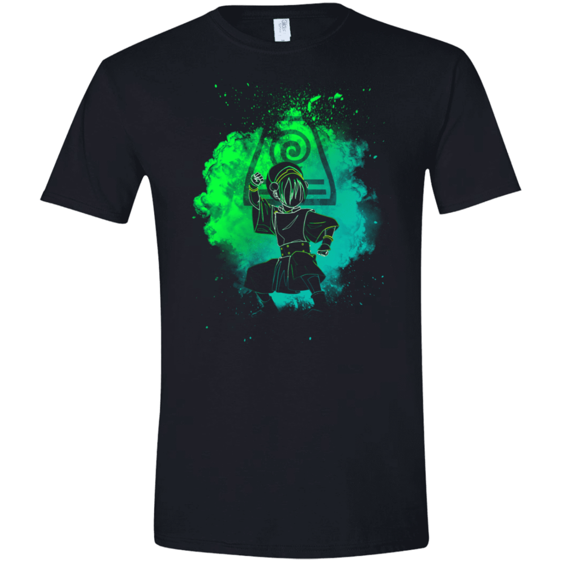 T-Shirts Black / X-Small Earth Bender Soul Men's Semi-Fitted Softstyle