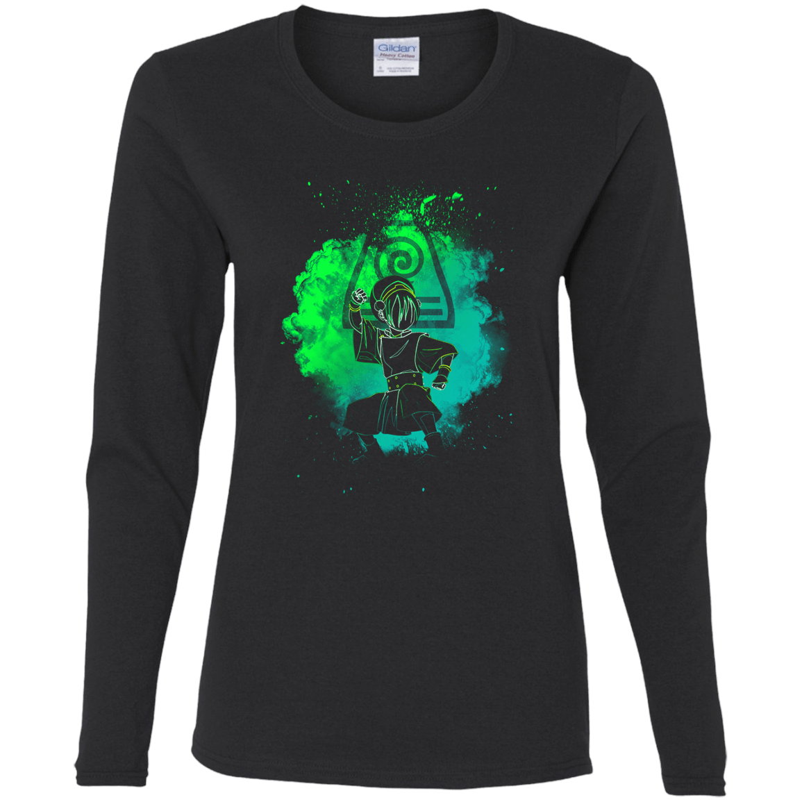 T-Shirts Black / S Earth Bender Soul Women's Long Sleeve T-Shirt