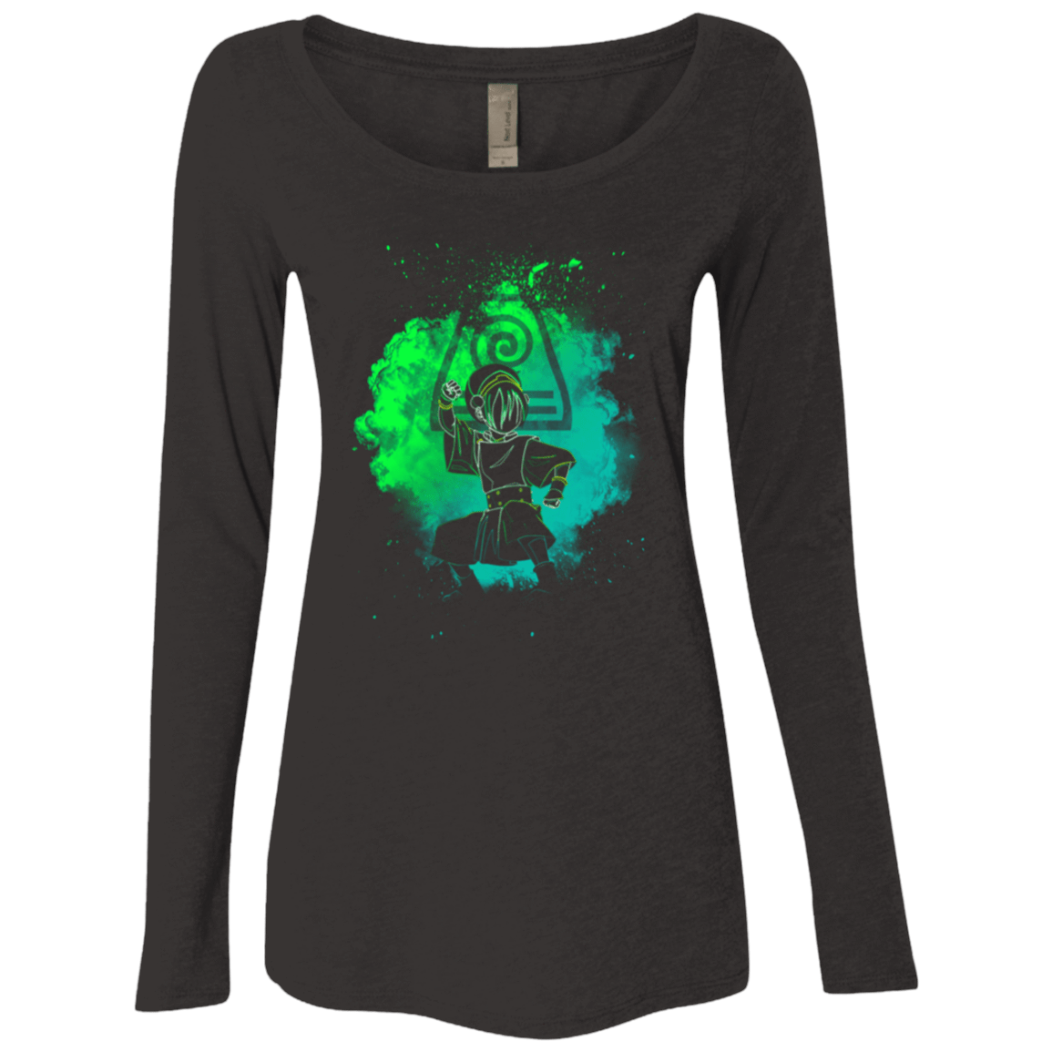 T-Shirts Vintage Black / S Earth Bender Soul Women's Triblend Long Sleeve Shirt