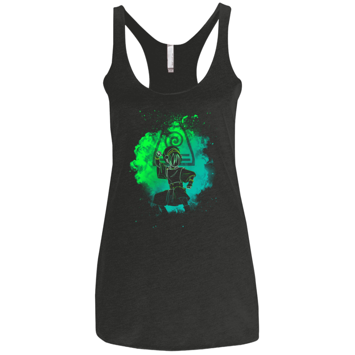 T-Shirts Vintage Black / X-Small Earth Bender Soul Women's Triblend Racerback Tank