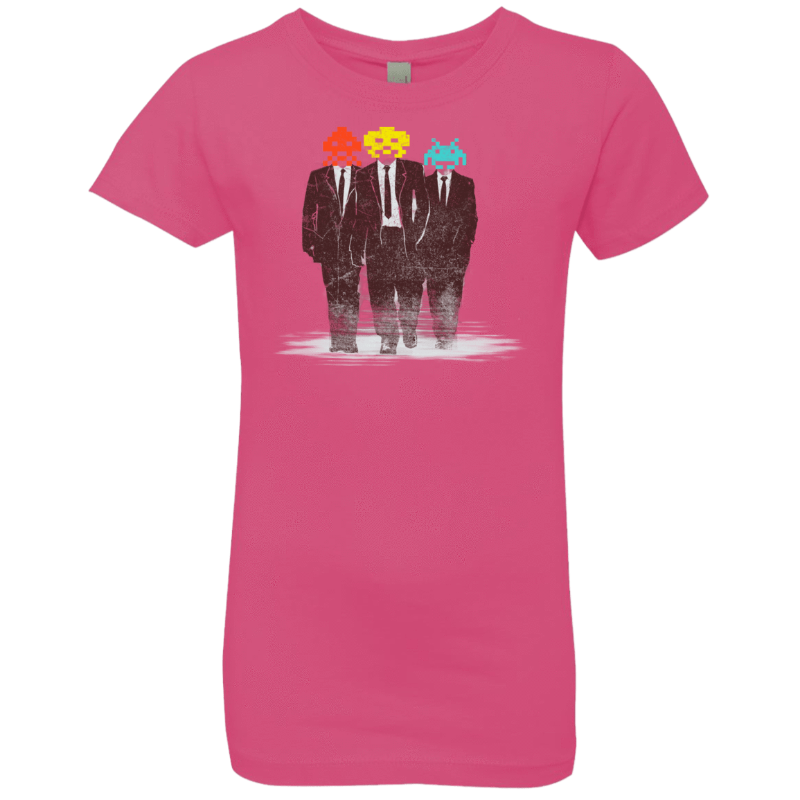T-Shirts Hot Pink / YXS Earth Invaders Girls Premium T-Shirt