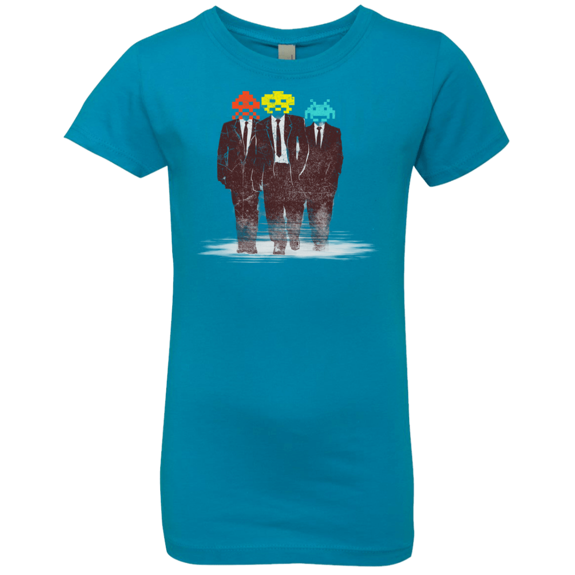 T-Shirts Turquoise / YXS Earth Invaders Girls Premium T-Shirt