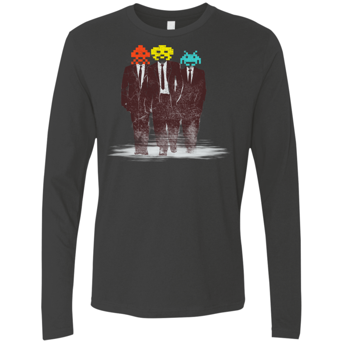 T-Shirts Heavy Metal / S Earth Invaders Men's Premium Long Sleeve