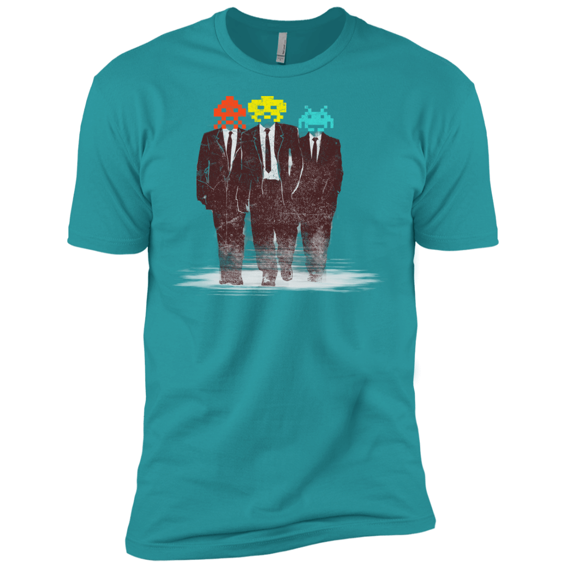 T-Shirts Tahiti Blue / X-Small Earth Invaders Men's Premium T-Shirt