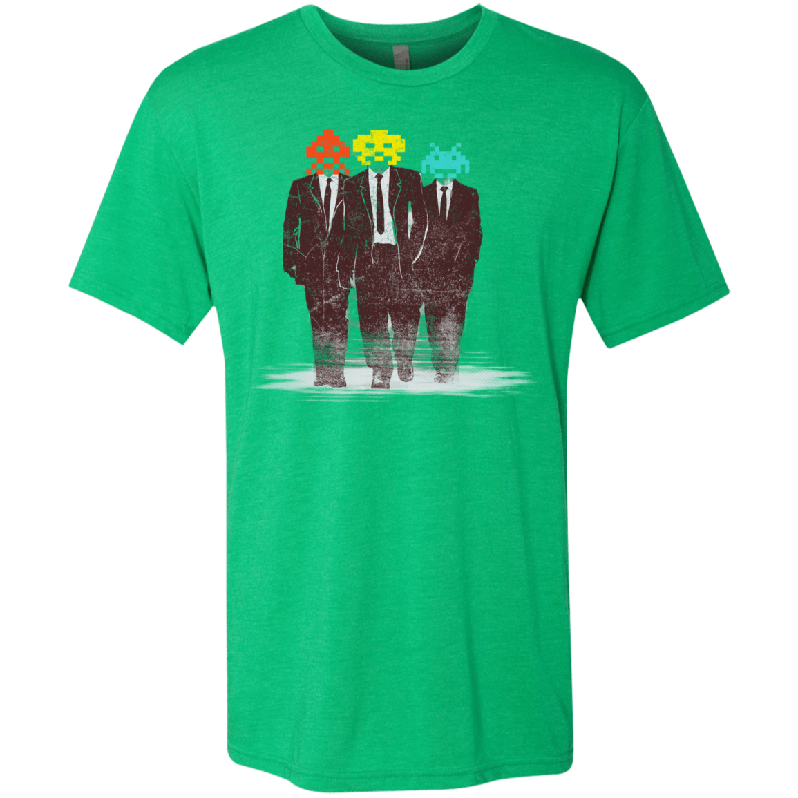 T-Shirts Envy / S Earth Invaders Men's Triblend T-Shirt