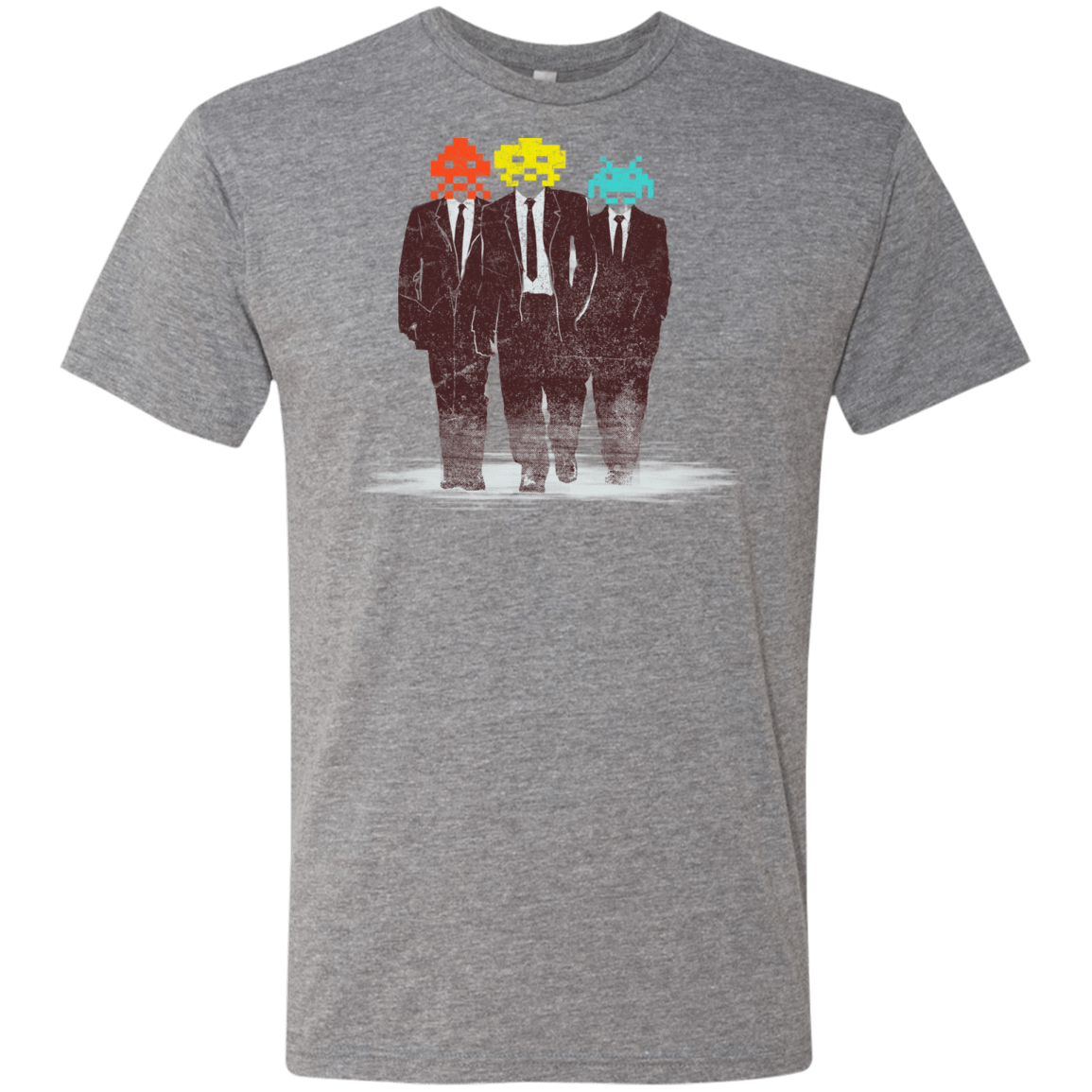 T-Shirts Premium Heather / S Earth Invaders Men's Triblend T-Shirt