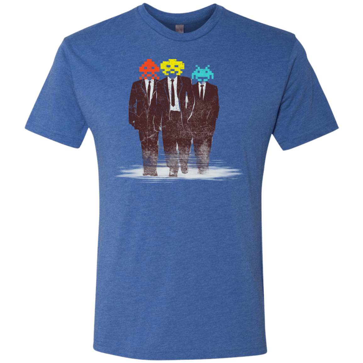 T-Shirts Vintage Royal / S Earth Invaders Men's Triblend T-Shirt