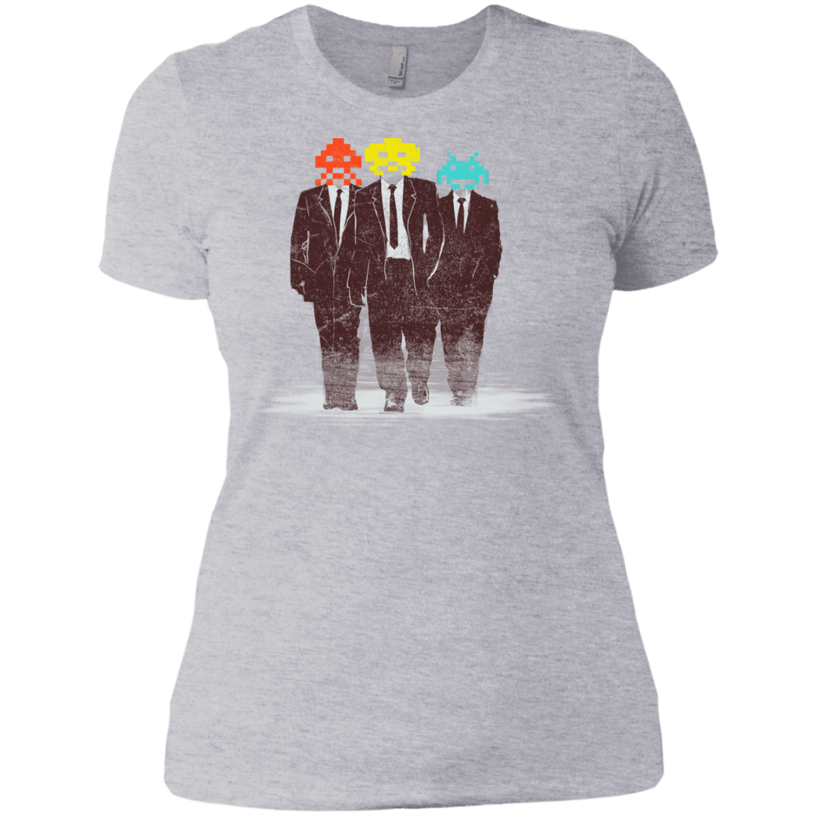T-Shirts Heather Grey / X-Small Earth Invaders Women's Premium T-Shirt