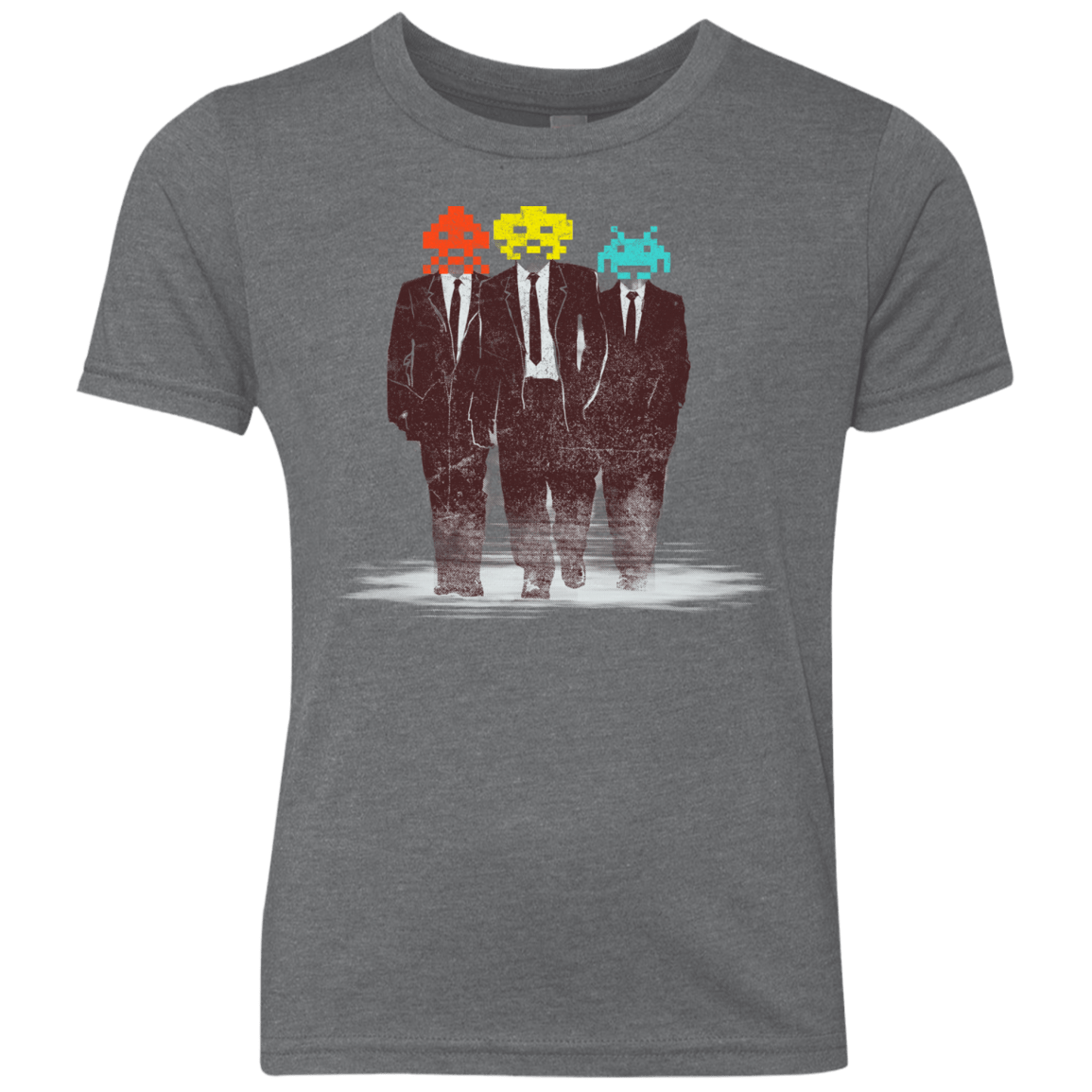 T-Shirts Premium Heather / YXS Earth Invaders Youth Triblend T-Shirt