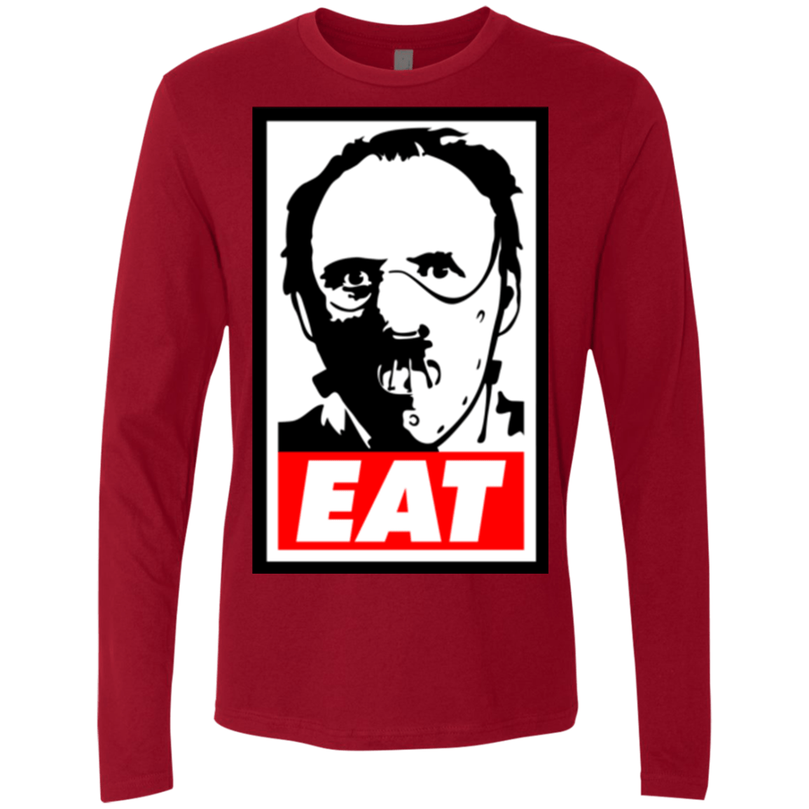 T-Shirts Cardinal / Small Eat Men's Premium Long Sleeve
