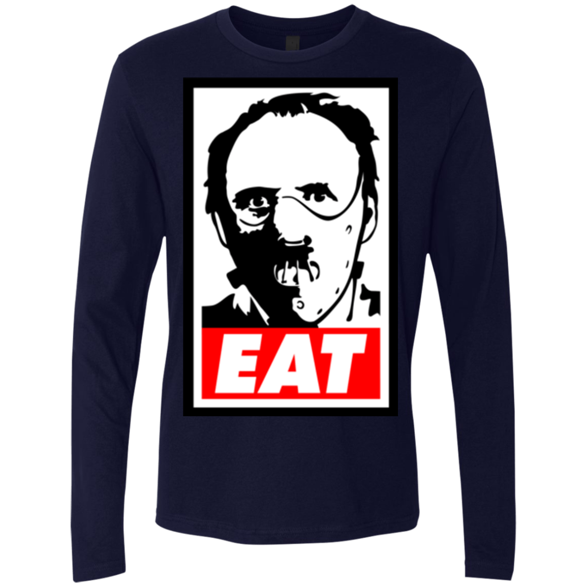T-Shirts Midnight Navy / Small Eat Men's Premium Long Sleeve