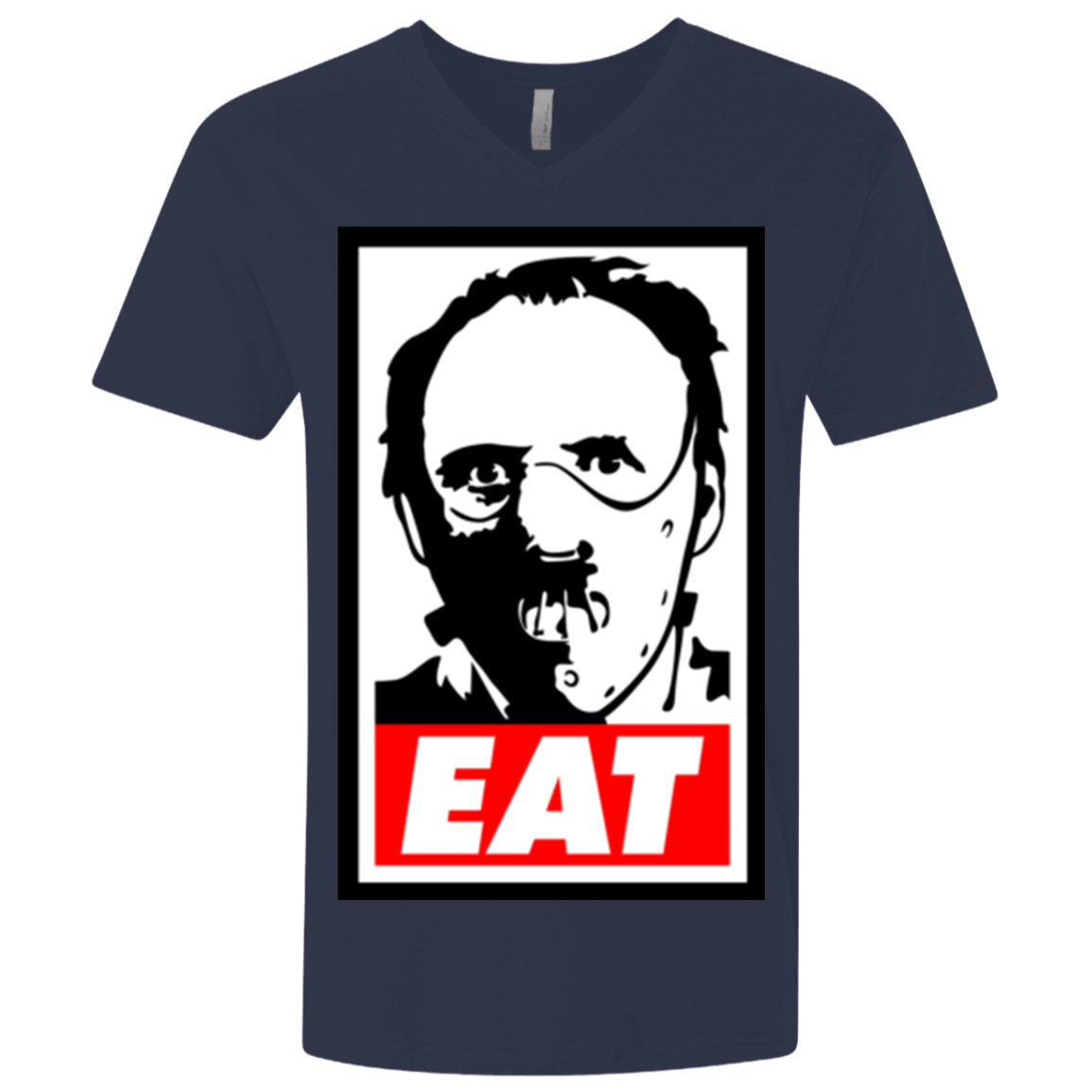 T-Shirts Midnight Navy / X-Small Eat Men's Premium V-Neck