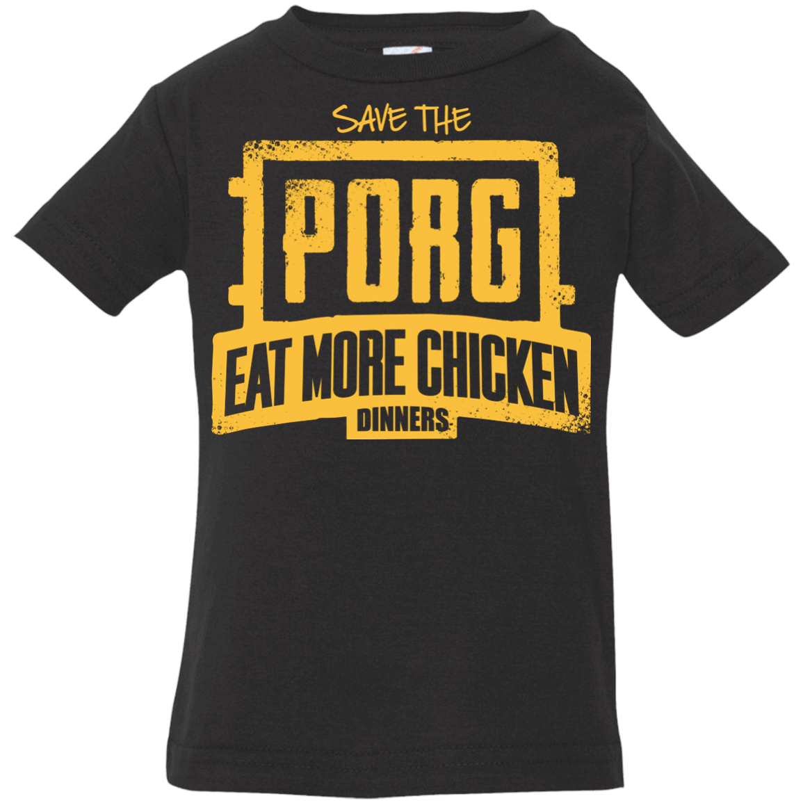 T-Shirts Black / 6 Months Eat More Chicken Infant PremiumT-Shirt