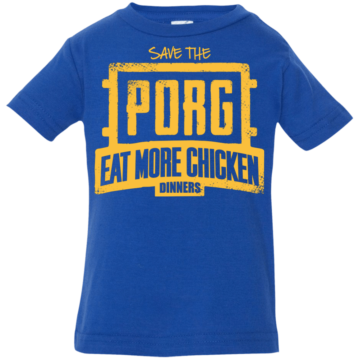 T-Shirts Royal / 6 Months Eat More Chicken Infant PremiumT-Shirt