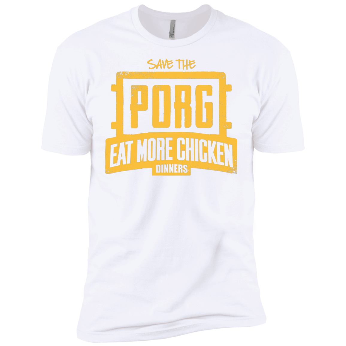 T-Shirts White / X-Small Eat More Chicken Men's Premium T-Shirt