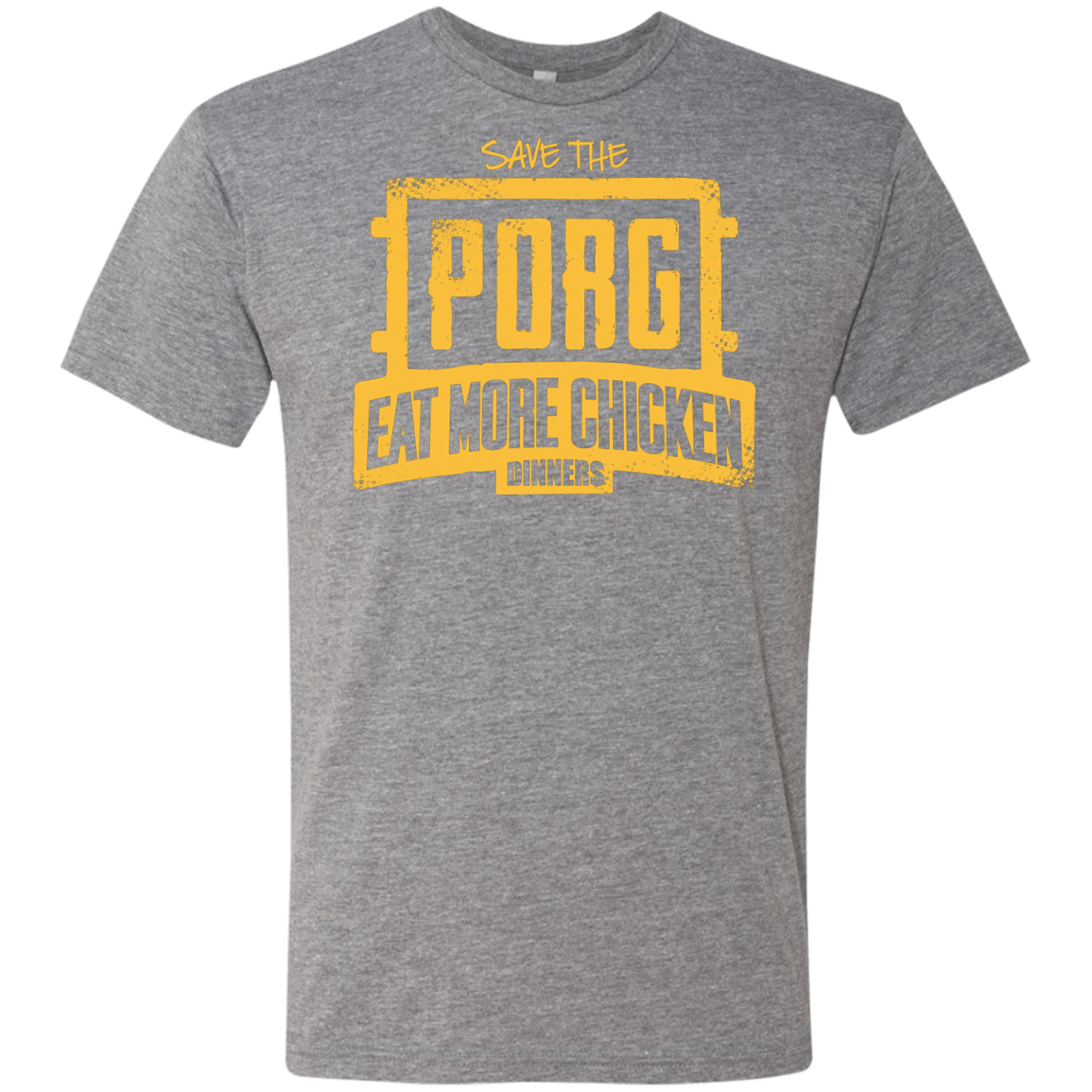 T-Shirts Premium Heather / Small Eat More Chicken Men's Triblend T-Shirt