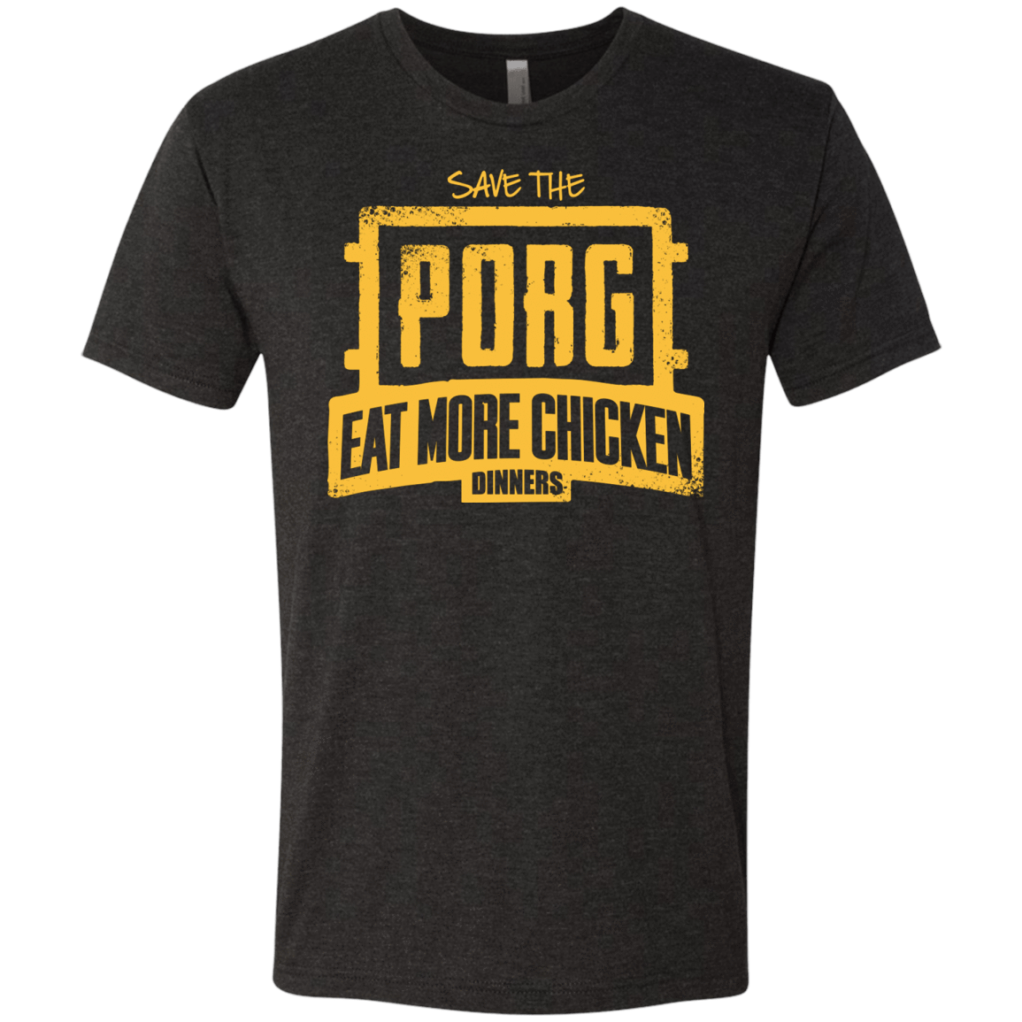 T-Shirts Vintage Black / Small Eat More Chicken Men's Triblend T-Shirt