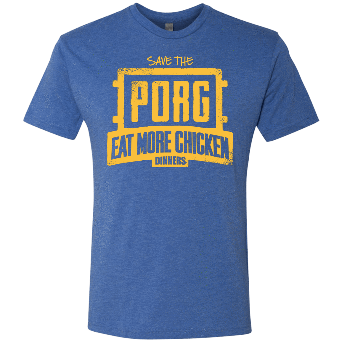 T-Shirts Vintage Royal / Small Eat More Chicken Men's Triblend T-Shirt