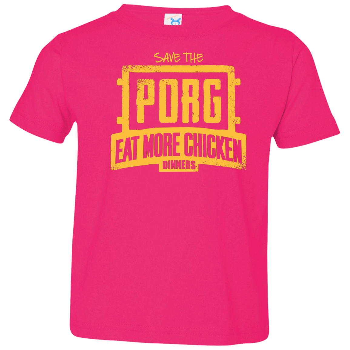 T-Shirts Hot Pink / 2T Eat More Chicken Toddler Premium T-Shirt
