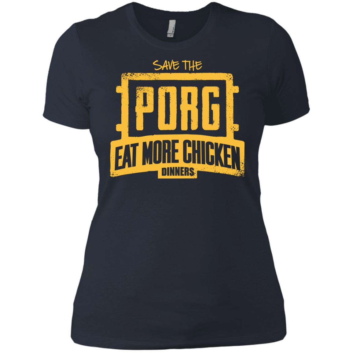 T-Shirts Indigo / X-Small Eat More Chicken Women's Premium T-Shirt