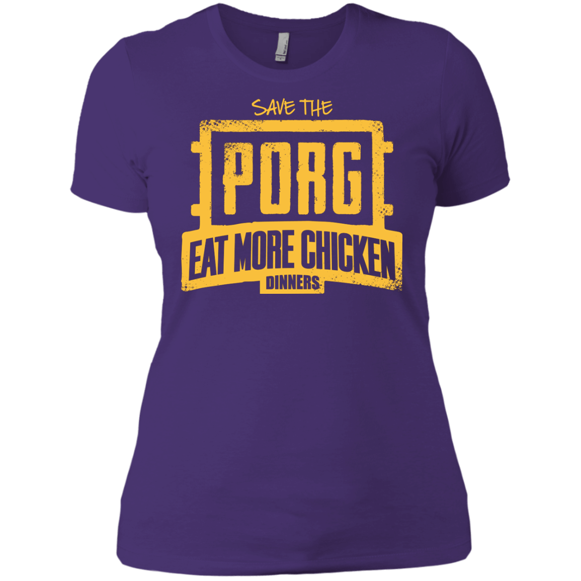 T-Shirts Purple / X-Small Eat More Chicken Women's Premium T-Shirt