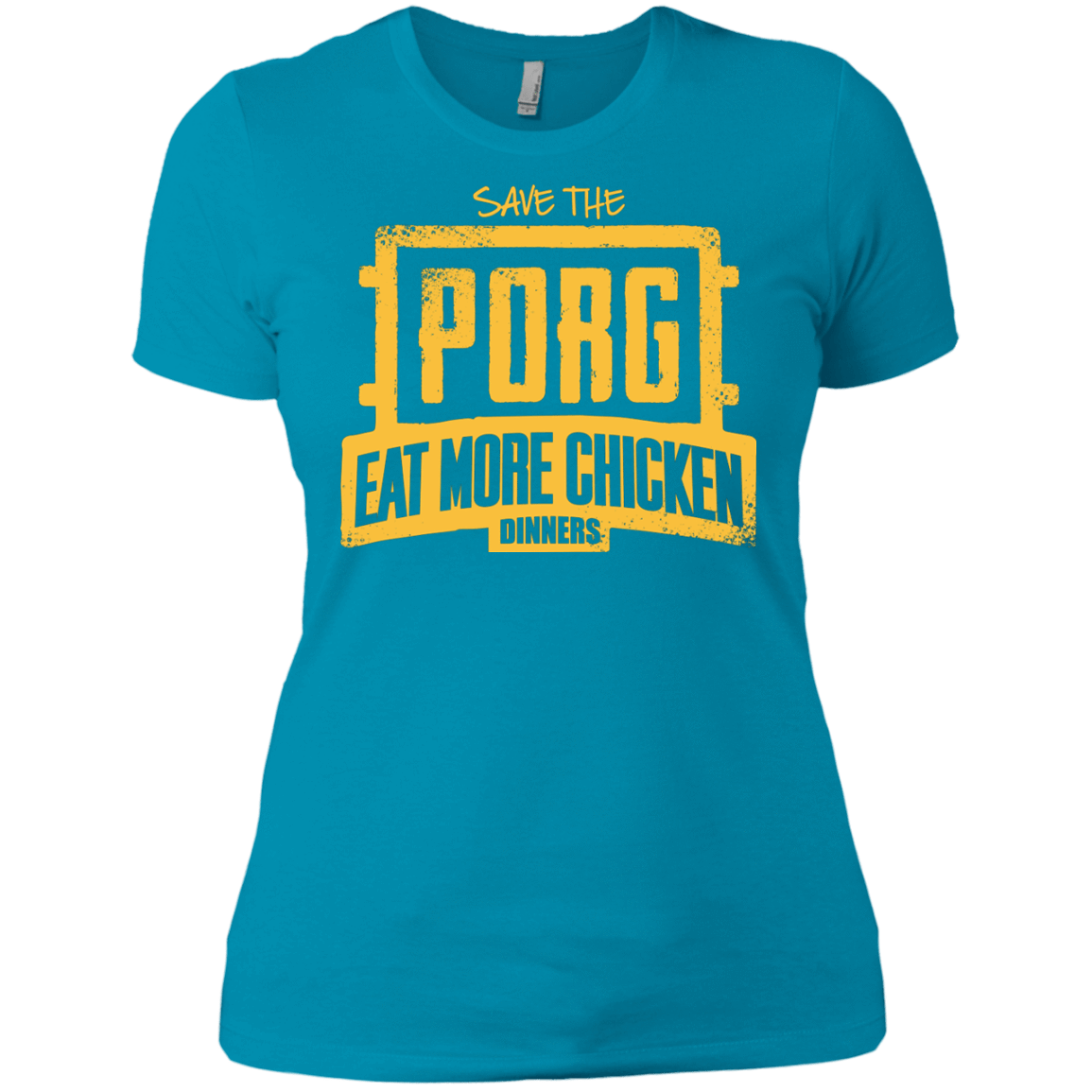 T-Shirts Turquoise / X-Small Eat More Chicken Women's Premium T-Shirt